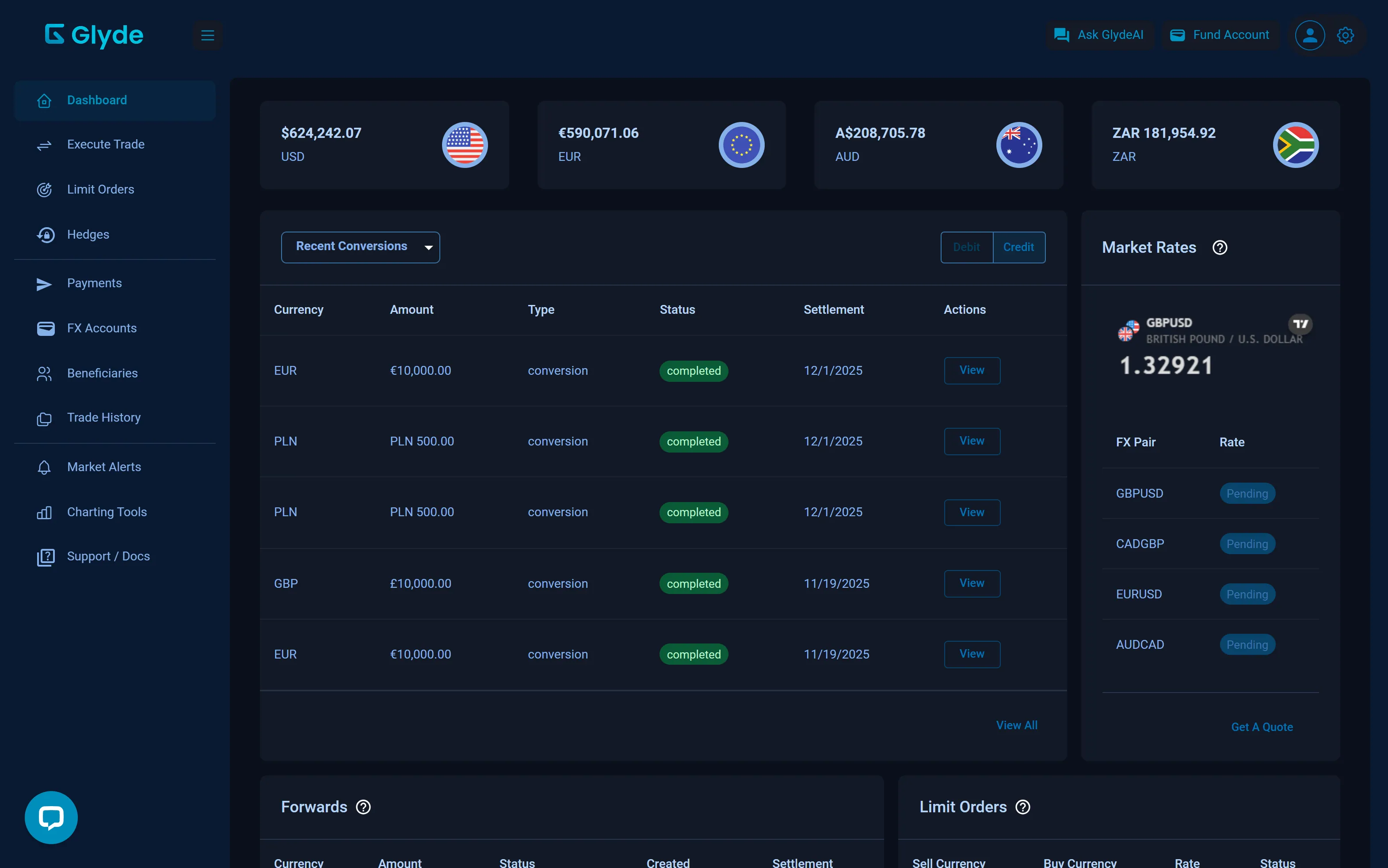 GlydePro Dashboard